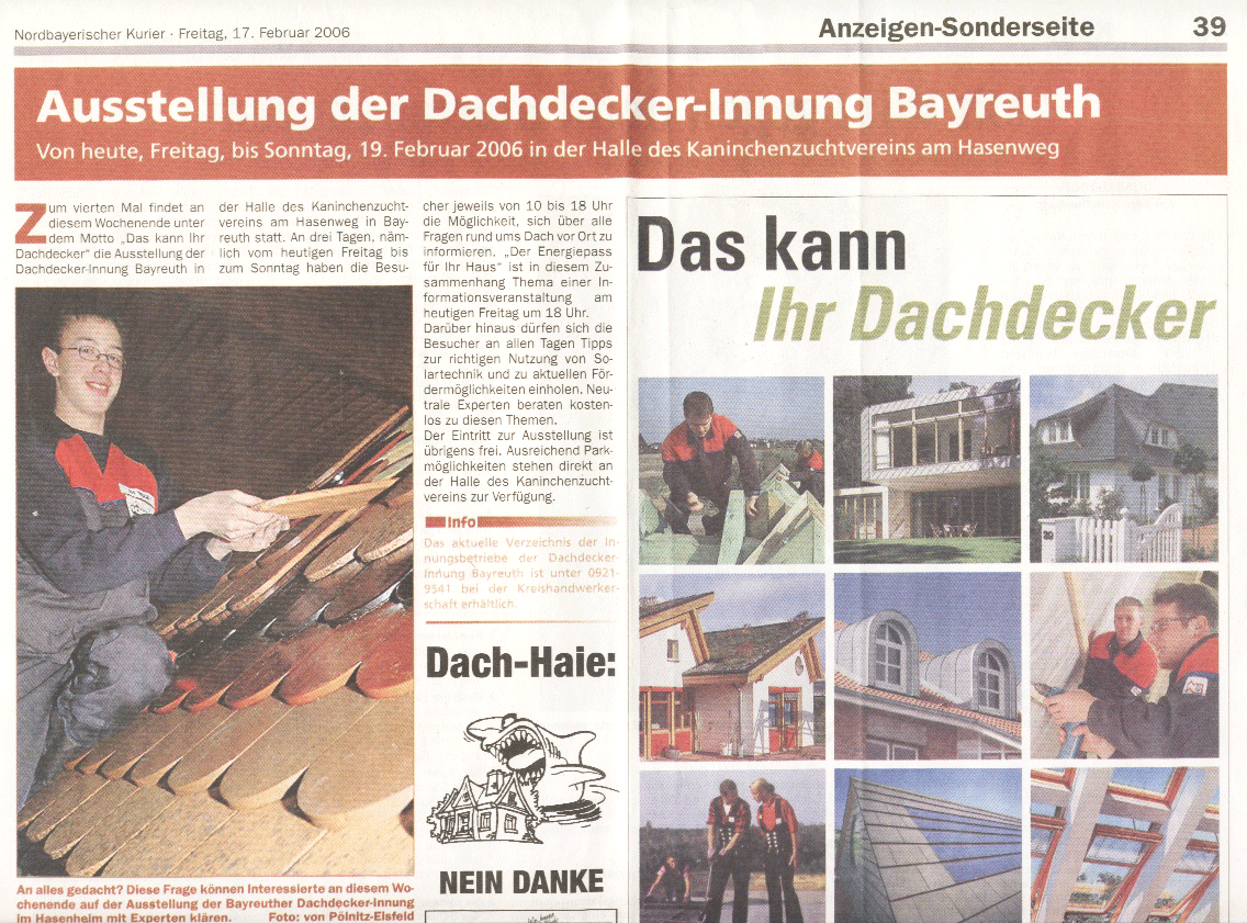 Dachdecker-Innung Bayreuth-Kulmbach